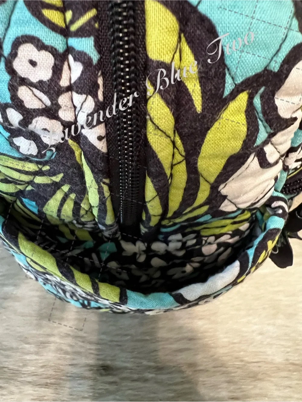 VERA BRADLEY Island Blooms 2012 Stroll Around Baby Diaper Bag Tote Turquoise